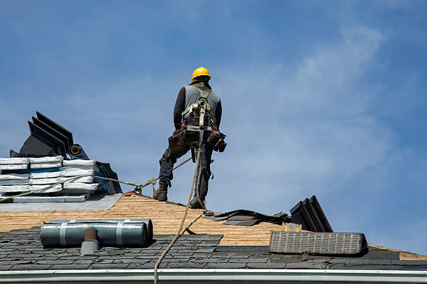 Professional Roofing technician working in Palmyra, NY